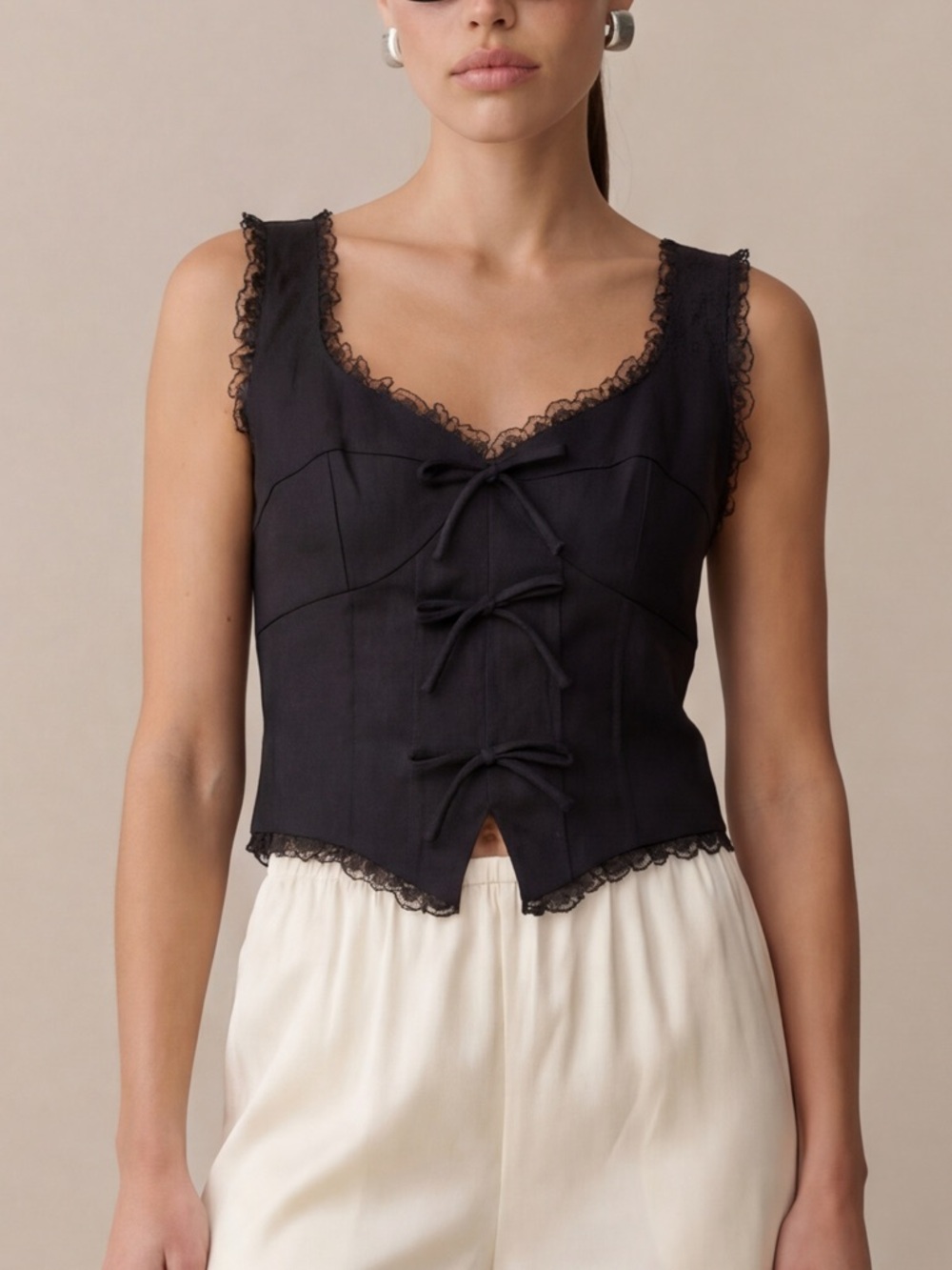 Kourt Giogia Linen Top